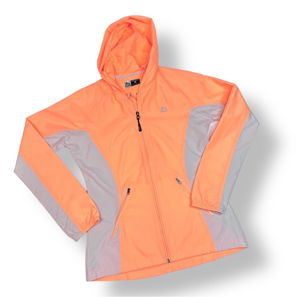 Rbx Performance Neon Tangerine Color Windbreaker … - image 3